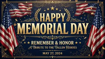 Happy Memorial Day 2026 Tribute Card Templates - Free Happy Memorial Day 2026 Download