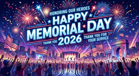 Happy Memorial Day 2026 Wishes Images - Free Happy Memorial Day 2026 Download