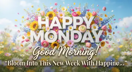 happy monday morning flowers - Monday Good Morning