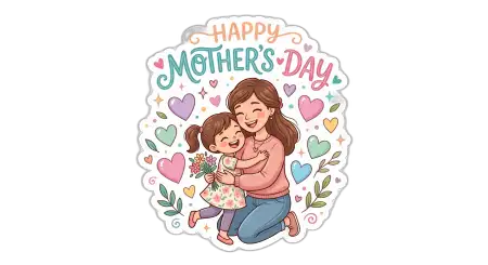 Happy Mothers Day Png Transparent Clipart - Free Happy Mothers Day Png Download
