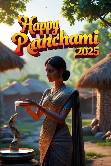 Happy Nag Panchami 2025 Status Image In Hindi - Free Happy Nag Panchami 2025 Download