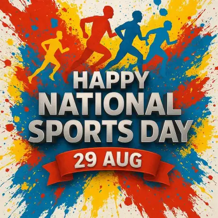 Happy National Sports Day 2025 Wishes - Free National Sports Day Download