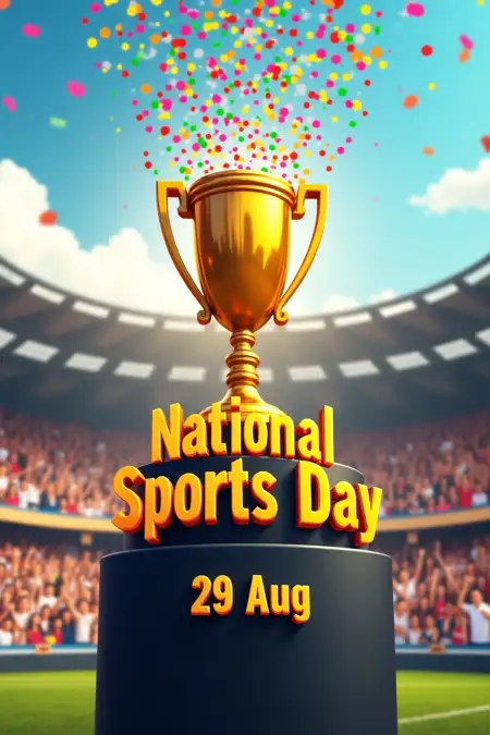 Happy National Sports Day High Quality Wallpaper - Free Wallpaper Download