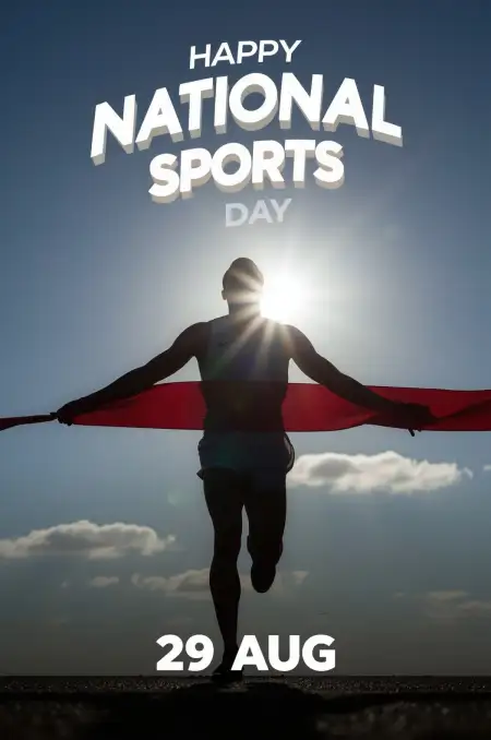 Happy National Sports Day Images For School Projects - Free National Sports Day Images Download