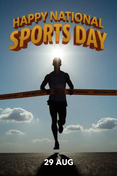 Happy National Sports Day Sports Icon PNG Free - Free National Sports Day Download