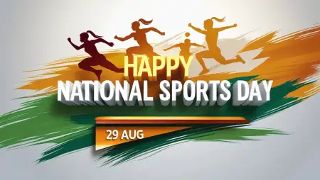 Happy National Sports Day Wishes With Athlete Photos - Free National Sports Day Download