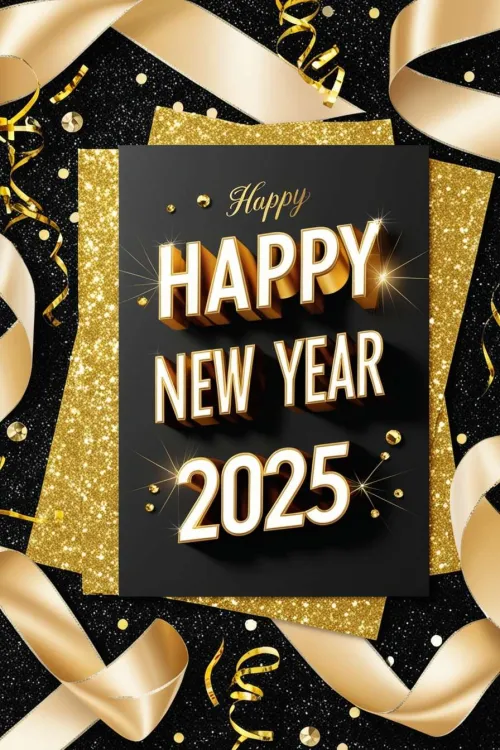 happy new year 2025 greetings png images