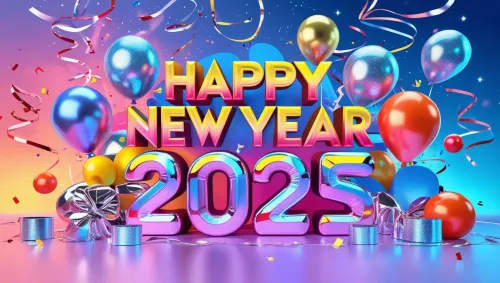 happy new year 2025 tiktok video background