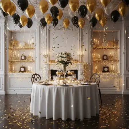 Free Happy New Year 2026 Background With Balloons Background Download