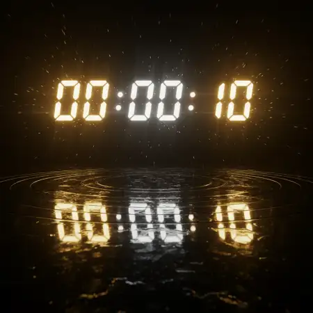 Free Happy New Year 2026 Background With Clock Background Download