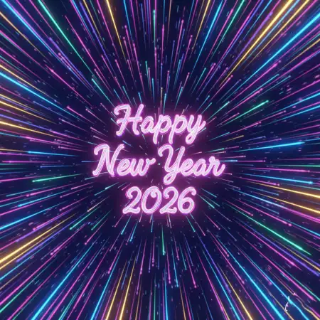 Free Happy New Year 2026 Celebration Poster Background Download