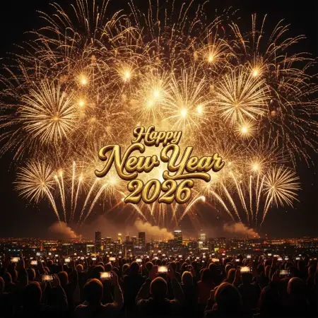 Happy New Year 2026 Celebration Poster - Free Happy New Year 2026 Download