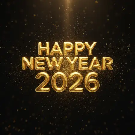 Free Happy New Year 2026 Classy Minimal Design Image Background Download