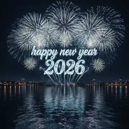 Happy New Year 2026 Fireworks Background - Free New Year Fireworks Background Download