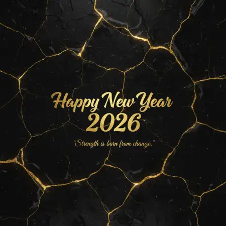 Free Happy New Year 2026 Greeting Card Instagram Post Background Download
