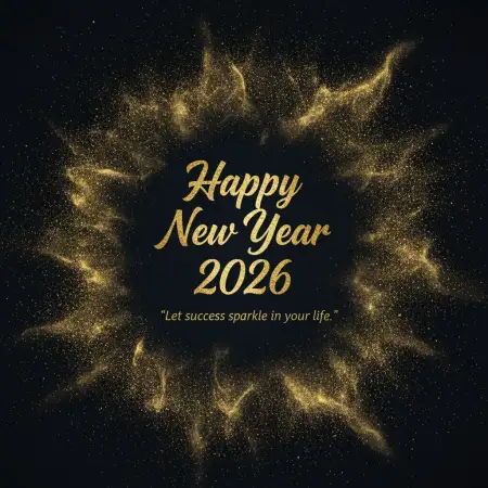 Free Happy New Year 2026 Greeting Card Vertical Design Background Download