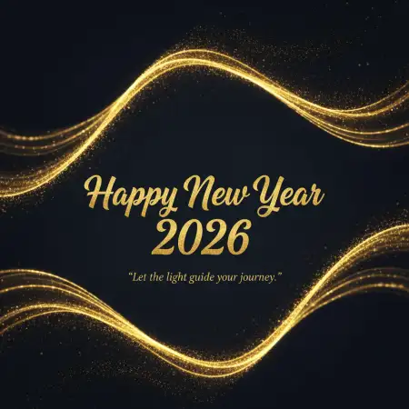 Free Happy New Year 2026 Greeting Card Background Download