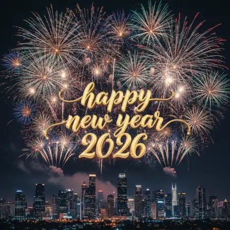 Happy New Year 2026 Invitation Background - Free Happy New Year 2026 Download