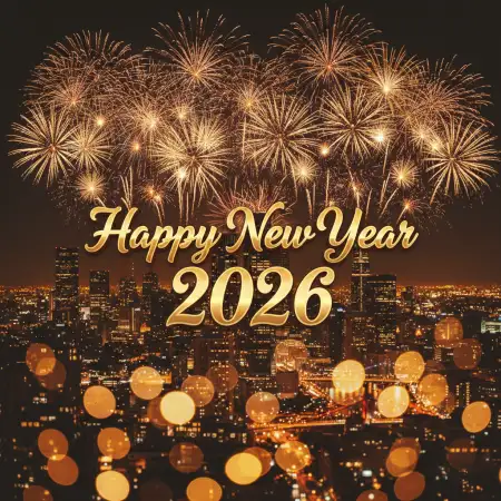 Free Happy New Year 2026 Night Party Celebration Image Background Download
