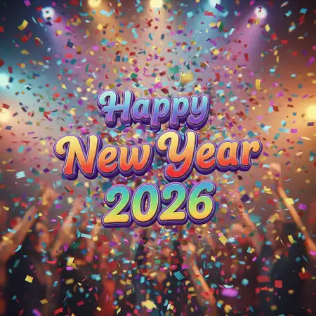 Free Happy New Year 2026 Quotes With Aesthetic Background Background Download