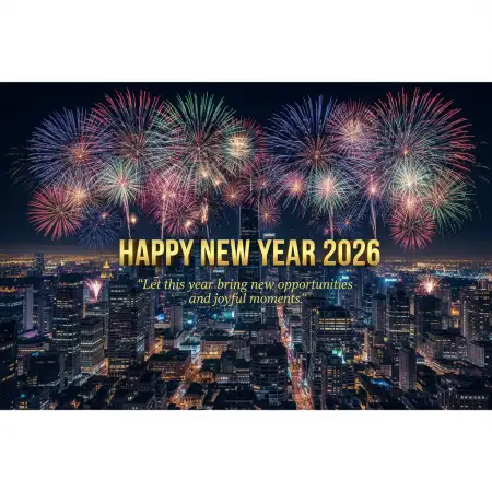 happy new year 2026 whatsapp greeting png