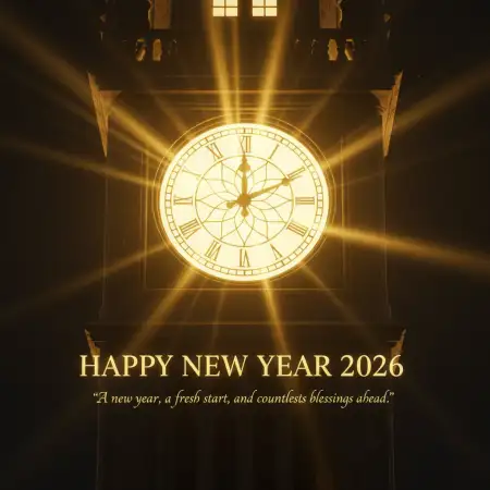 Free Happy New Year 2026 Whatsapp Greetings Hd Background Download