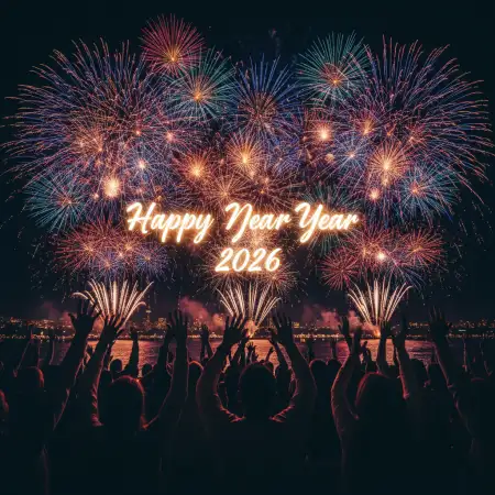 Free Happy New Year 2026 Wishes Corporate Background Download