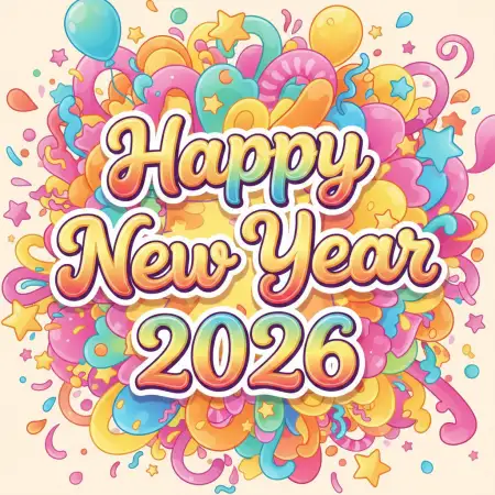 Free Happy New Year 2026 Wishes Emotional Background Download