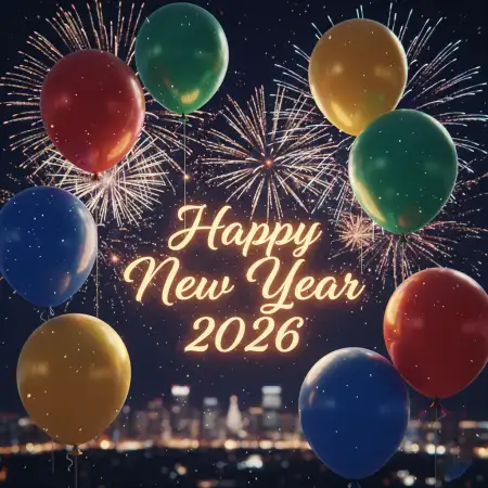 Free Happy New Year 2026 Wishes For Teacher Background Download