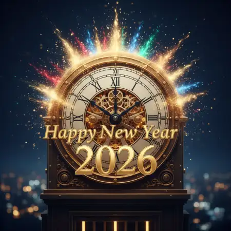 Free Happy New Year 2026 Wishes For Wife Background Download