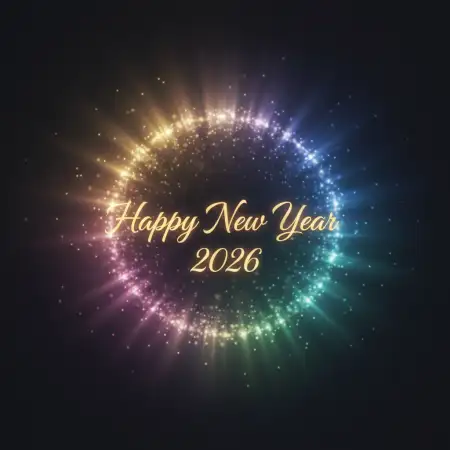 Free Happy New Year 2026 Wishes Happiness Background Download