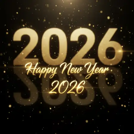 Free Happy New Year 2026 Wishes Messages Background Download