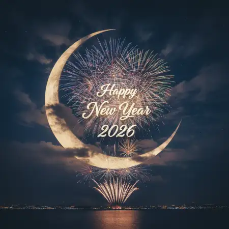Free Happy New Year 2026 Wishes Photo For Social Media Background Download