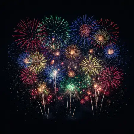 Free Happy New Year Background Festive Glow Lights Background Download