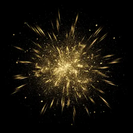 Happy New Year Background Stars And Fireworks - Free New Year Fireworks Background Download