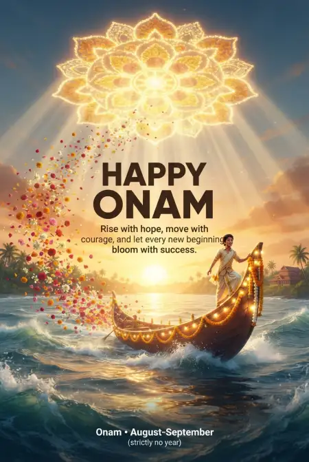 Happy Onam 2026 Creative Wishes Ideas - Free Happy Onam 2026 Download