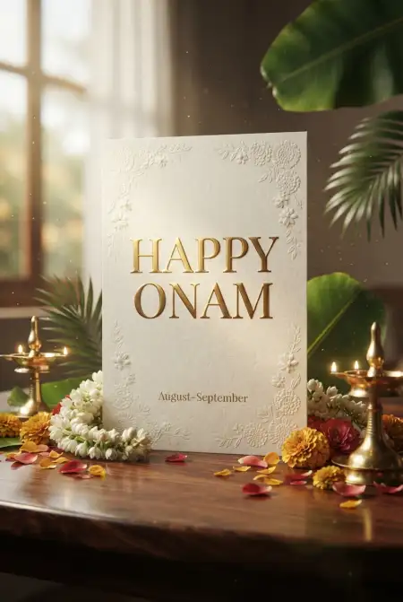 Happy Onam 2026 Festive Card Design - Free Happy Onam 2026 Download