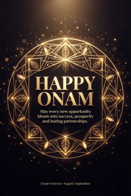 Happy Onam 2026 Instagram Wishes - Free Happy Onam 2026 Download