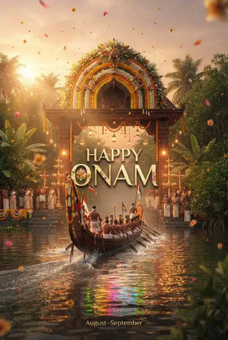 Happy Onam 2026 Kerala Festival - Free Happy Onam 2026 Download