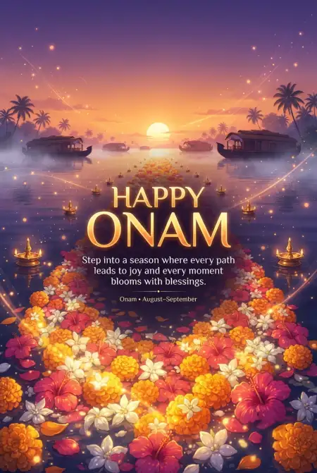 Happy Onam 2026 Messages With Images - Free Happy Onam 2026 Download