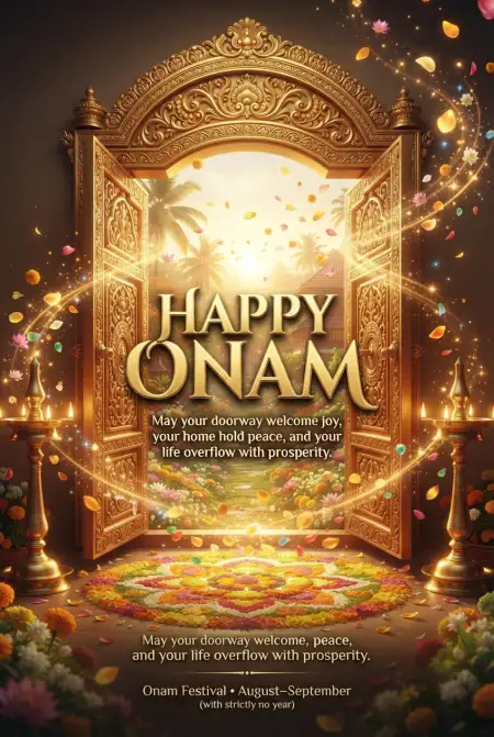 Happy Onam 2026 Special Messages - Free Happy Onam 2026 Download