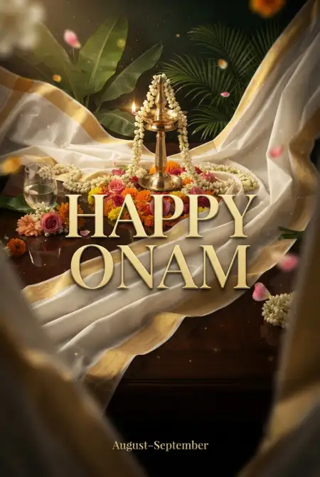 Happy Onam 2026 Telugu Wishes - Free Happy Onam 2026 Download
