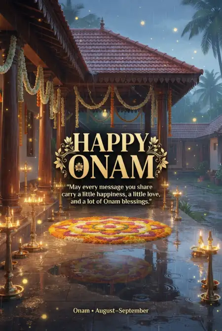 Happy Onam 2026 Traditional Wishes 2 - Free Happy Onam 2026 Download
