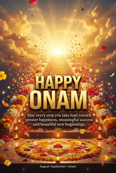 Happy Onam 2026 Whatsapp Greeting Messages - Free Happy Onam 2026 Download