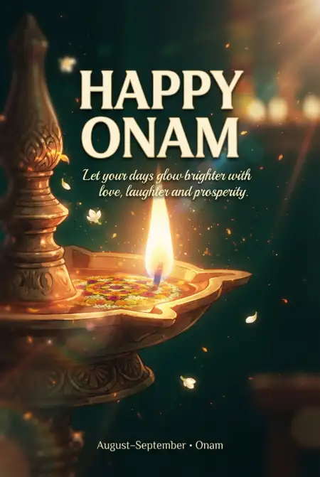 Happy Onam 2026 Wishes For Students - Free Happy Onam 2026 Download