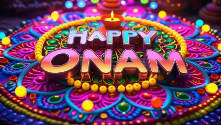 Happy Onam Vector Art Design Free - Free Vector Download
