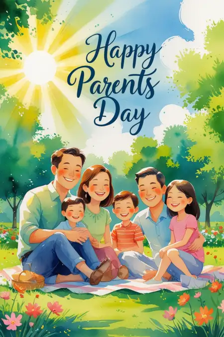 Happy Parents Day 3d Text Image Download - Free Happy Parents Day Download