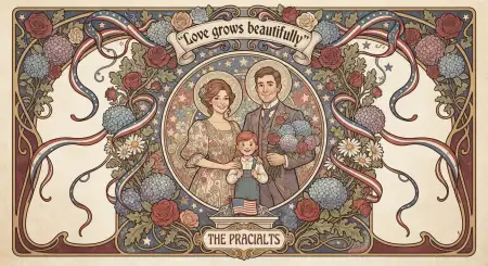 Happy Parents Day Aesthetic Family Artwork - Free American Parents Day 2026 Download