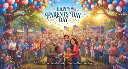 Happy Parents Day Cinematic Movie Poster - Free American Parents Day 2026 Download