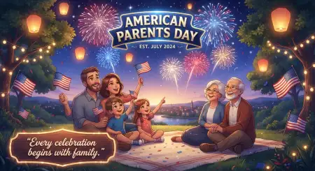 Happy Parents Day Family Celebration Wallpaper Hd - Free American Parents Day 2026 Download